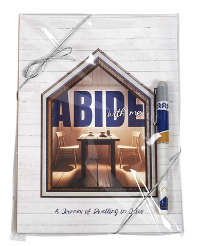 Softcover Devotion Book & Pen Gift Set - Abide with Me