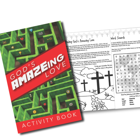 16-Page Activity Booklet - God's AMAZEing Love