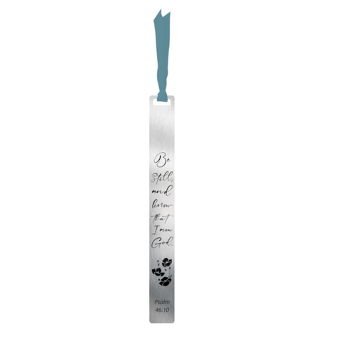 Pewter-Finish Bookmark - Be Still and Know