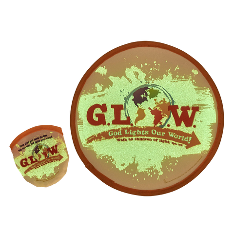 G.L.O.W. Flying Disk w/Pouch