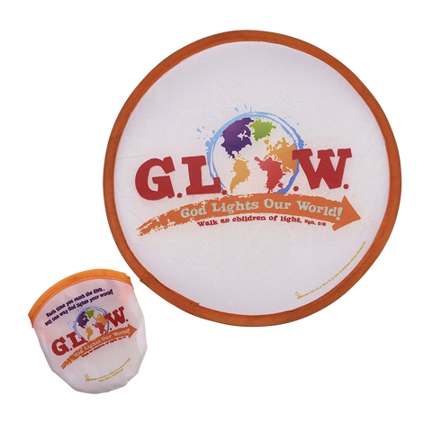 G.L.O.W. Flying Disk w/Pouch