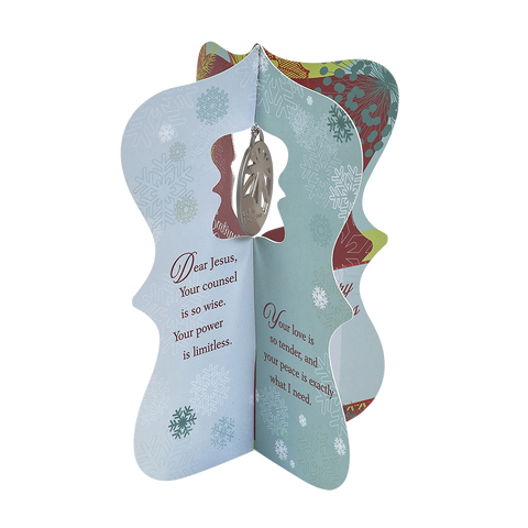 Dimensional Christmas Greeting Card - Embracing the Gift of God's Grace