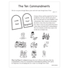 Dive into God's Word TheTen Commandments Story Cards with Stickers