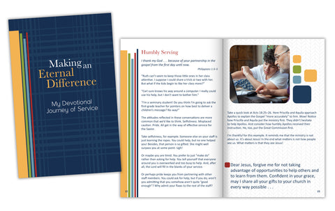 Softcover Devotion Book - Making an Eternal Difference