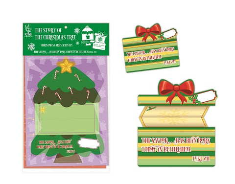 Pull-Apart Christmas Cards - The Story of the Christmas Tree