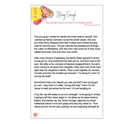 Softcover Devotion Book - Strong in the Lord