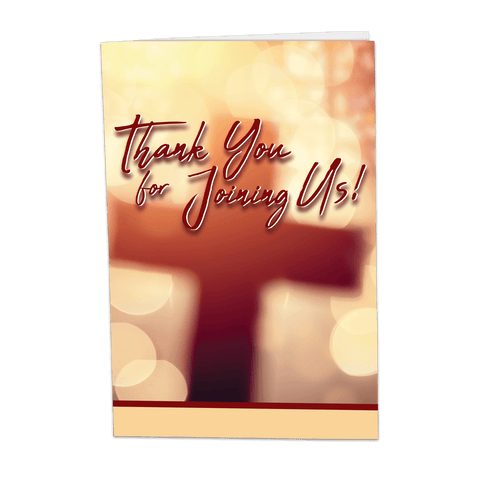 Brochure Holder - Thank You for Joining Us!