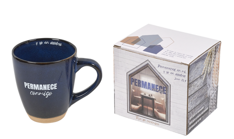 Spanish Ceramic Mug - Abide with Me