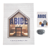 Softcover Devotion Book and Thumb Stone - Abide with Me