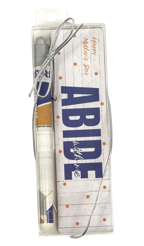 Mother's Day Bookmark & Pen Gift Set - Abide with Me