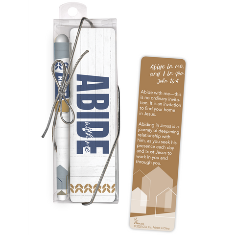 Bookmark & Pen Gift Set - Abide with Me