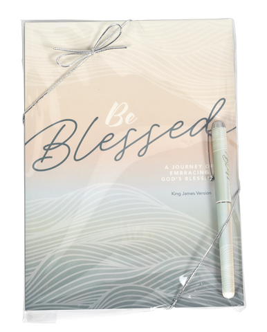 KJV Devotional Journal & Pen Gift Set - Be Blessed