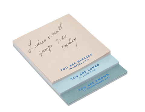 Beautiful Truths Stacked Notepad - Be Blessed