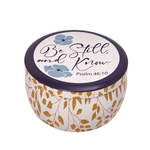 Devotional Gift Candle - Be Still and Know