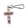 Glow-in-the Dark Cross-Shape Backpack Tag