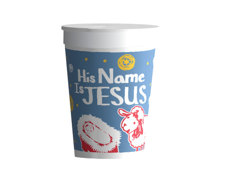 Plastic Tumbler - His Name Is Jesus