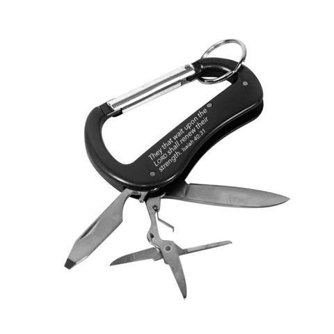 Multi-Tool Carabiner - Man of God: Renewed for Life
