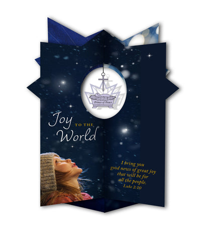 Dimensional Greeting Card -  Let Every Heart Prepare Him Room