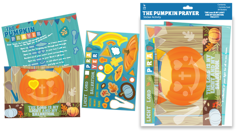 Mosaic Sticker Activity - Pumpkin Prayer