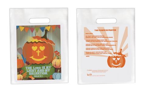 Goodie Bags (12 Pack ) -  Pumpkin Prayer