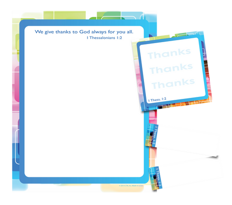 Magnetic Notepad & Sticky Notes Set - Exclamations of Thanks