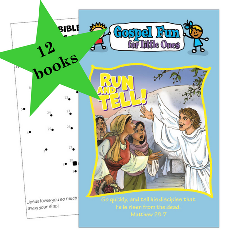 12 Pack Books - Run & Tell! Gospel Fun for Little Ones