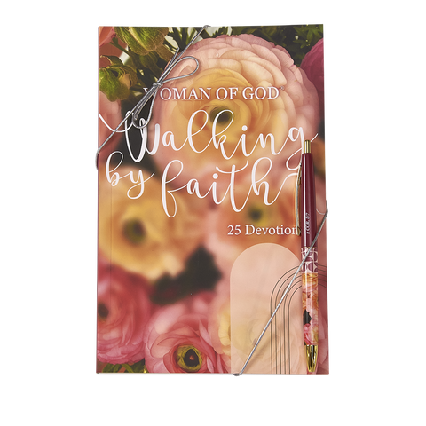 Softcover Devotion Book and Pen Gift Set - Woman of  God®: Walking by Faith