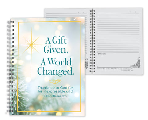Lined Journal - A Gift Given. A World Changed.