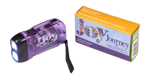 Pump Flashlight- Joy in the Journey