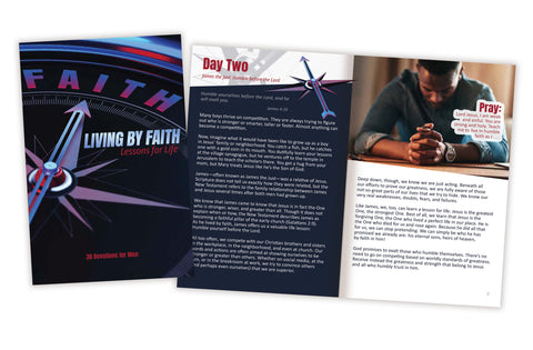 Softcover Devotion Book - Living by Faith