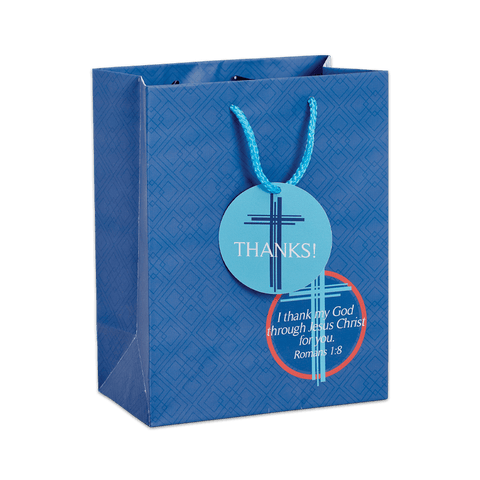 Romans 1:8 Gift Bag with Tag