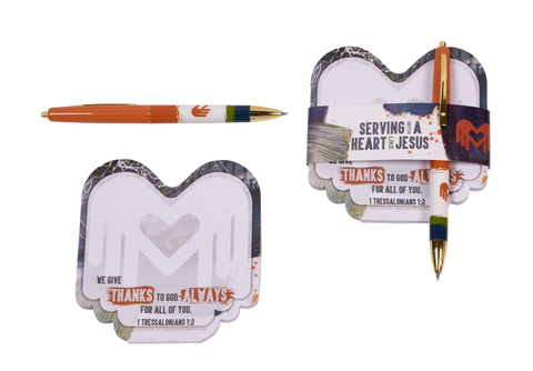 Notepad & Pen Gift Set - Serving with a Heart like Jesus