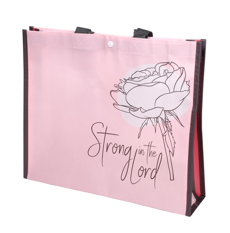 Medium Tote Bag - Strong in the Lord