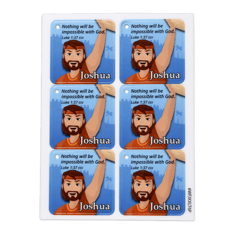 Collectible Tag of Joshua & Jericho- Warriors of Faith