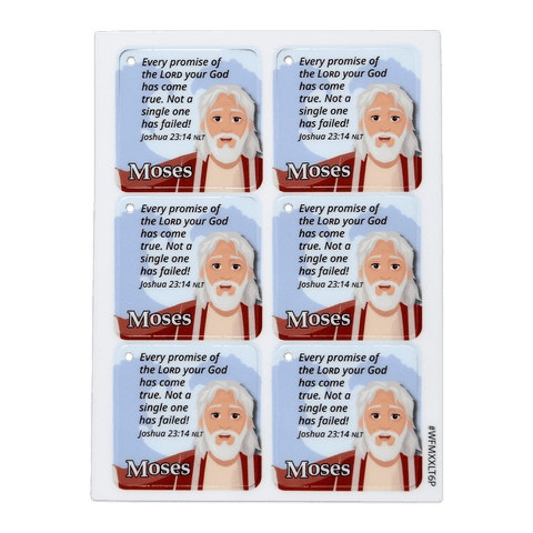Collectible Tag of Moses & the Red Sea - Warriors of Faith